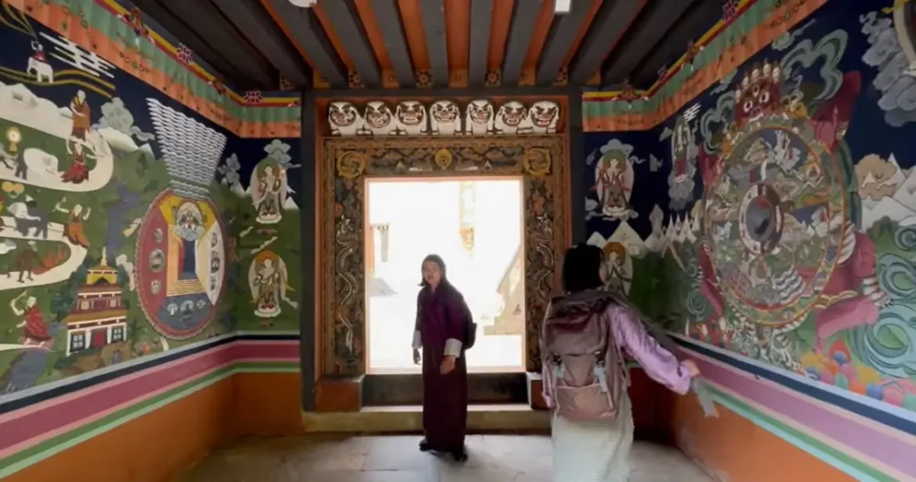 Cheri Monastery in Bhutan.
