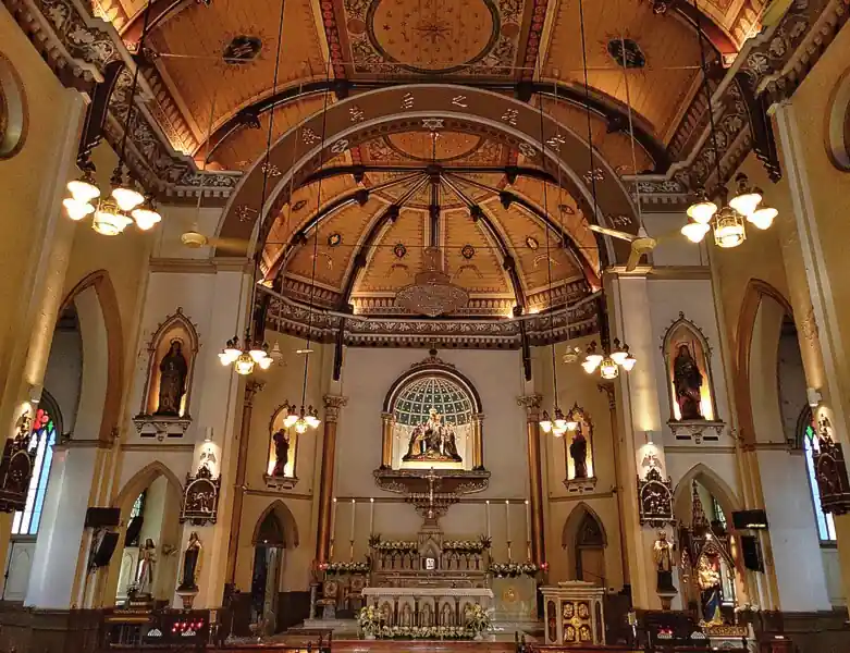 Inside Holy Rosary Church Bangkok